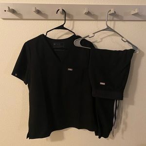 Figs scrub set (black)